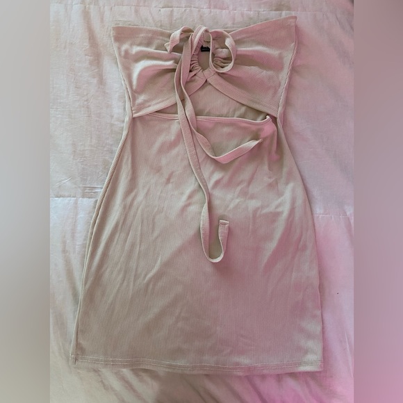 Tan Mini Dress - Picture 4 of 4